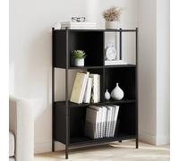 Bookcase Bookshelf Storage Cabinet Shelving Unit Rack Engineered Wood vidaXL