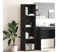 vidaXL Bookcase Black oak 40 x 30 x 152 cm Engineered Wood
