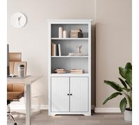 vidaXL Bookcase BODO White 80x40x172 cm Solid Wood Pine