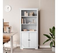 Vidaxl Bookcase Bodo White 80X40X172 Cm Solid Wood Pine Bookcases