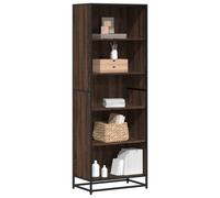 vidaXL Bookcase Brown Oak 60X35X170.5 Cm Engineered Wood, Brown