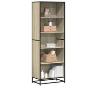 Bookcase Bookshelf Book Rack Storage Cabinet Cupboard Engineered Wood vidaXL