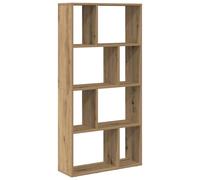 vidaXL Bookcase Artisian Oak 60x20x120 cm Engineered Wood