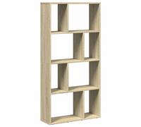 vidaXL Bookcase Sonoma Oak 60X20X120.5 Cm Engineered Wood, Brown