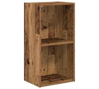 vidaXL Bookcase Bookshelf Storage Cabinet Book Stand Old Wood Engineered Wood