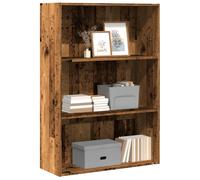 vidaXL Bookcase Bookshelf Storage Cabinet Book Stand Old Wood Engineered Wood