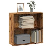vidaXL Bookcase Bookshelf Storage Cabinet Book Stand Old Wood Engineered Wood