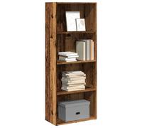 vidaXL Bookcase Bookshelf Storage Cabinet Book Stand Old Wood Engineered Wood