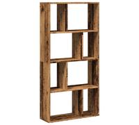 vidaXL Bookcase Old Wood 60x20x120 cm Engineered Wood