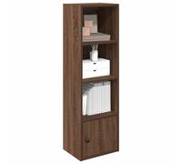 vidaXL Bookcase Brown Oak 31x24x102 cm Engineered Wood bookshelf book case