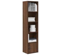 vidaXL Bookcase Brown Oak 31x24x127 cm Engineered Wood bookshelf book case