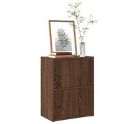 Vidaxl Bookcase Brown Oak 40X24X52 Cm Engineered Wood
