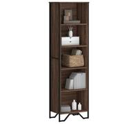 vidaXL Bookcase Brown Oak 50x31x169 cm Engineered Wood