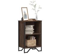 vidaXL Bookcase Brown Oak 50x31x74.5 cm Engineered Wood
