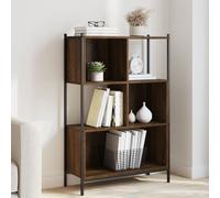 Bookcase Bookshelf Storage Cabinet Shelving Unit Rack Engineered Wood vidaXL