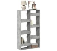 vidaXL Bookcase Concrete Grey 100x33x175 cm Engineered Wood