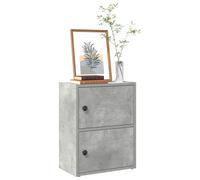 vidaXL Bookcase Concrete Grey 40x24x52 cm Engineered Wood bookshelf book case