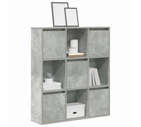 vidaXL Bookcase Concrete Grey 89x24x101.5 cm Engineered Wood