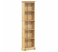 vidaXL Bookcase Display Bookshelf Storage Cabinet Book Rack Solid Wood Pine