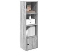 vidaXL Bookcase Grey Sonoma 31x24x102 cm Engineered Wood bookshelf book case