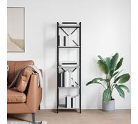 vidaXL Bookcase Grey sonoma 40 x 30 x 153 cm Engineered wood