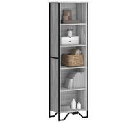 Vidaxl Bookcase Grey Sonoma 50X31X169 Cm Engineered Wood