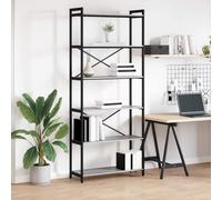 vidaXL Bookcase Grey sonoma 80 x 30 x 188 cm Engineered wood
