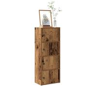 vidaXL Bookcase Old Wood 40x24x102 cm Engineered Wood bookshelf book case