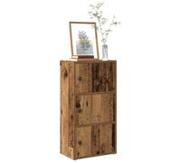 vidaXL Bookcase Old Wood 40x24x77 cm Engineered Wood bookshelf book case