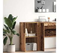 vidaXL Bookcase Old Wood 40x30x77 cm Engineered Wood
