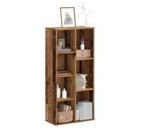vidaXL Bookcase Old Wood 50x25x105 cm Engineered Wood