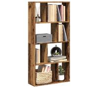 vidaXL Bookcase Old Wood 60x20x120 cm Engineered Wood