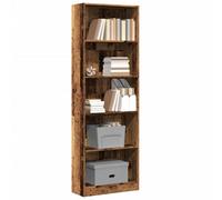 (old wood, 60 x 24 x 176 cm) vidaXL Book Cabinet Display Rack Bookshelf Storage Shelf Rack Engineered Wood