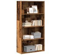 vidaXL Bookcase Old Wood 80x30x152 cm Engineered Wood