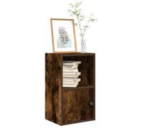 Vidaxl Bookcase Smoked Oak 31X24X52 Cm Engineered Wood