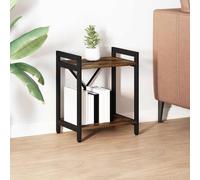 vidaXL Bookcase Smoked oak 40 x 30 x 48.5 cm Engineered wood