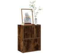 vidaXL Bookcase Smoked Oak 40x24x52 cm Engineered Wood bookshelf book case