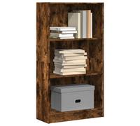 vidaXL Bookcase Smoked Oak 60x24x109 cm Engineered Wood