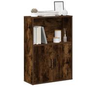 vidaXL Bookcase Smoked Oak 60x24x85 cm Engineered Wood bookshelf book case