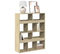 vidaXL Bookcase Sonoma Oak 100x33x125.5 cm Engineered Wood
