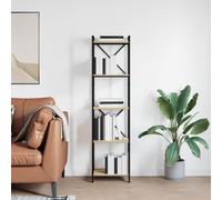 vidaXL Bookcase Sonoma oak 40 x 30 x 153 cm Engineered wood