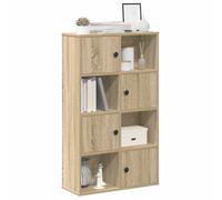 vidaXL Bookcase Sonoma Oak 60x24x101.5 cm Engineered Wood