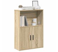 vidaXL Bookcase Sonoma Oak 60x24x85 cm Engineered Wood bookshelf book case