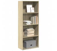 Bookcase Storage Rack Book Cabinet Bookshelf Cupboard Engineered Wood vidaXL