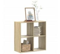 Vidaxl Bookcase Sonoma Oak 68.5X32X68.5 Cm Engineered Wood