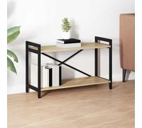 vidaXL Bookcase Sonoma oak 80 x 30 x 48.5 cm Engineered wood