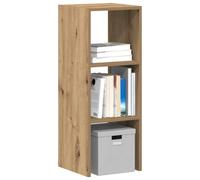 vidaXL Bookcase Stackable Artisan Oak 30x30x80 cm Engineered Wood