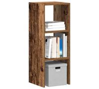 vidaXL Bookcase Stackable Old Wood 30x30x80 cm Engineered Wood