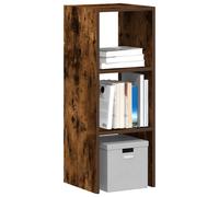 vidaXL Bookcase Stackable Smoked Oak 30x30x80 cm Engineered Wood