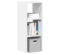 vidaXL Bookcase Stackable White 30x30x80 cm Engineered Wood